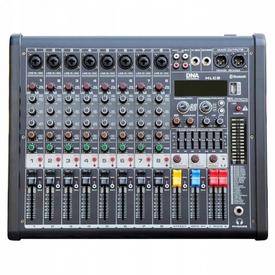 Пулт DNA HLC 8 analog audio mixer 8 channels