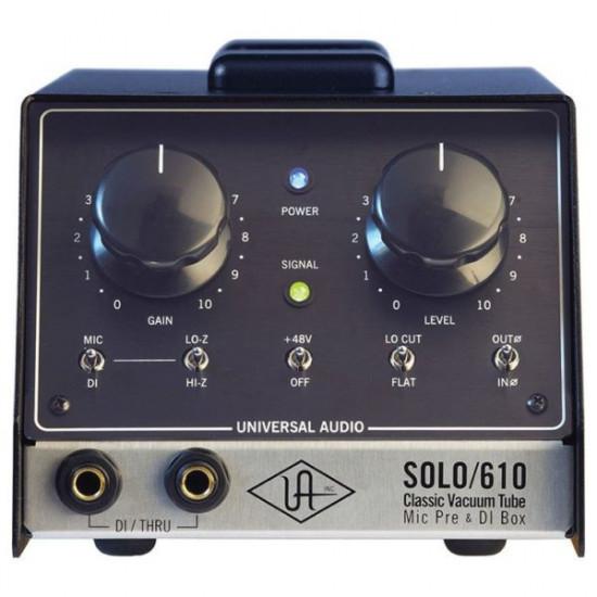 Universal Audio SOLO/610 – Classic Vacuum Tube Microphone Preamplifier and DI