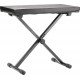 Konig & Meyer Leather Adjustable Keyboard Bench - Black