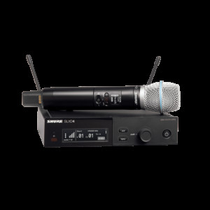SHURE SLXD24E/B87A Безжичен вокален микрофон SHURE SLXD24E/B87A Безжичен вокален микрофон