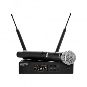 SHURE QLXD24E/SM58 - Вокален безжичен микрофон SHURE QLXD24E/SM58 - Вокален безжичен микрофон