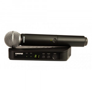 SHURE BLX24E/SM58-K14 Вокален безжичен микрофон SHURE BLX24E/SM58-K14 Вокален безжичен микрофон
