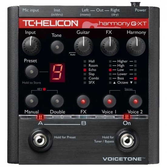 tc electronic Voice Tone Harmony G XT+ MP-75 promo bun