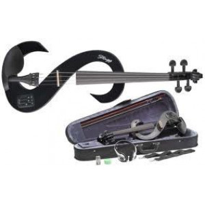 Stagg ELECTRIC Viola in Standard-shaped Softcase EVA 4/4 BK