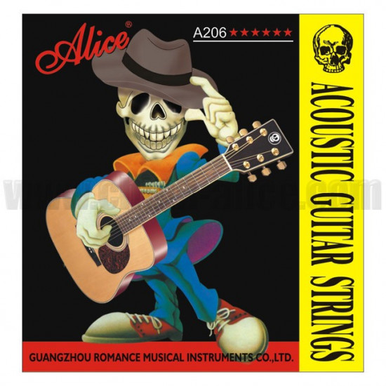 Alice A-206-SL Acoustic Guitar  Strings Super Light