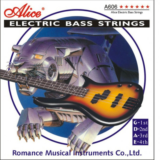 Alice Electric Bass Strings 4-string,light  A606