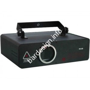 Мощен анимационен дискотечен лазер 1W RGB с вградени 3D ефекти Мощен анимационен дискотечен лазер 1W RGB с вградени 3D ефекти