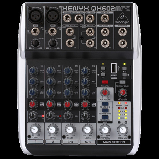 BEHRINGER Xenyx QX602MP3