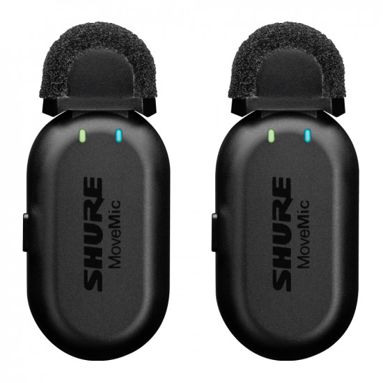 Два безжични микрофонa тип брошка за телефон SHURE MV-TWO-Z6